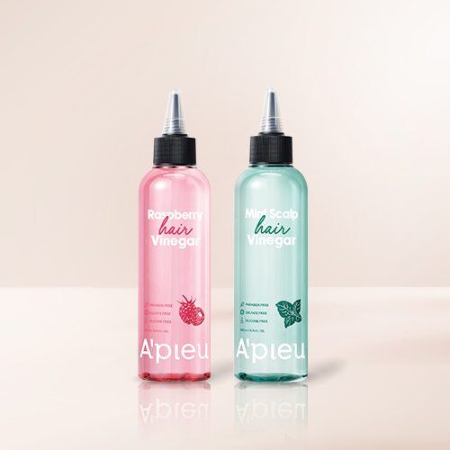 A'PIEU [exclusive] raspberry & mint Scalp hair Vinegar set