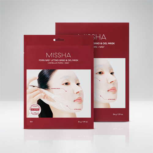 MISSHA PDRN N A D Lifting Band & Gel Mask (4 sheets)(PDRN NAD+)